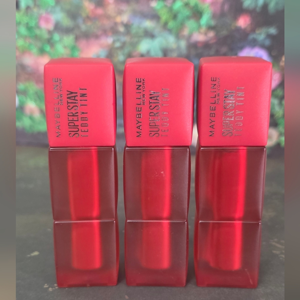 3 for $23 Maybelline SuperStay Lip Tint - Bold Red #30 Coquettish